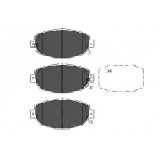 KBP-9072 KAVO PARTS КомплеК т гальмівних колодок, дискове гальмо