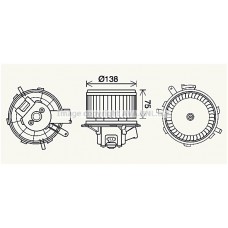 PE8406 AVA QUALITY COOLING Вентилятор салону