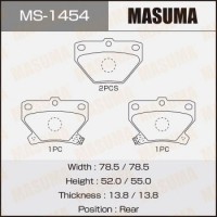 MS-1454 MASUMA Комплект гальмівних колодок