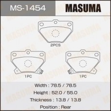 MS-1454 MASUMA Комплект гальмівних колодок