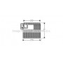 OLV481 AVA QUALITY COOLING Випарник кондиціонера