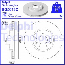 BG5013C DELPHI Гальмівний диск