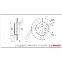 DP1010.11.0542 Dr!ve+ Гальмівний диск