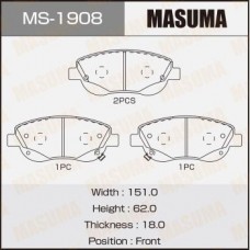 MS-1908 MASUMA Комплект гальмівних колодок
