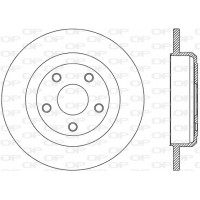 BDR2783.10 OPEN PARTS Гальмівний диск