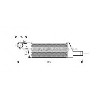 Интеркулер AVA QUALITY COOLING OLA4322