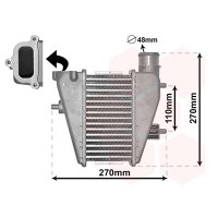 25014700 VAN WEZEL Интеркулер