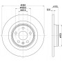 8DD 355 126-991 HELLA PAGID Гальмівний диск
