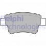 LP2055 DELPHI Комплект гальмівних колодок дисковий гальм