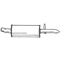 40665 SIGAM Глушник вихлопних газів кінцевий