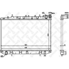 10-25986-SX STELLOX Радіатор охолодження двигуна