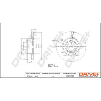 DP1010.11.0443 Dr!ve+ Гальмівний диск