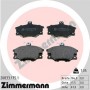 20833.175.1 ZIMMERMANN Комплект гальмівних колодок дисковий гальм