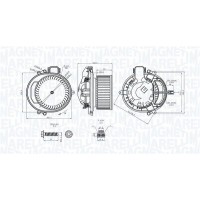 069412722010 MAGNETI MARELLI Вентилятор салону