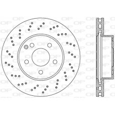BDR2393.25 OPEN PARTS Гальмівний диск