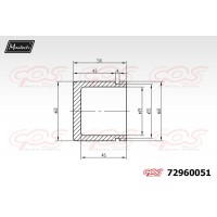 72960051 MAXTECH Поршень корпус скоби гальма