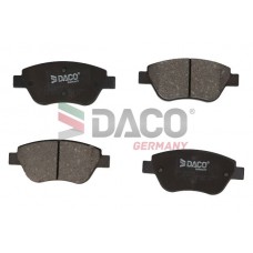 320924 DACO Germany Комплект гальмівних колодок дисковий гальм