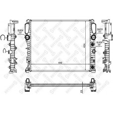 10-25454-SX STELLOX Радіатор охолодження двигуна