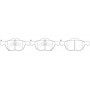 FP8184 FIT Комплект гальмівних колодок дисковий гальм