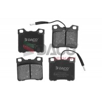 323326 DACO Germany Комплект гальмівних колодок дисковий гальм