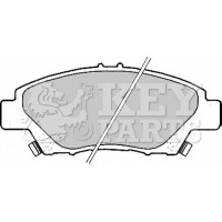 KBP2207 KEY PARTS Комплект гальмівних колодок дисковий гальм