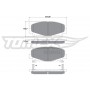 TX 17-52 TOMEX Brakes Комплект гальмівних колодок дисковий гальм