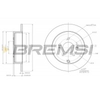 CD7737S BREMSI Гальмівний диск