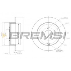 CD7737S BREMSI Гальмівний диск