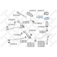 1253023SX STELLOX Опора стійки амортизатора