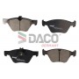 323331 DACO Germany Комплект гальмівних колодок дисковий гальм