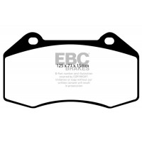 DP21539 EBC Brakes Комплект гальмівних колодок дисковий гальм