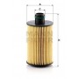 HU 7018 z MANN-FILTER Масляний фільтр