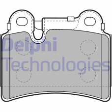 LP2061 DELPHI Комплект гальмівних колодок дисковий гальм