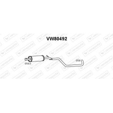 VW80492 VENEPORTE Предглушник вихлопних газів