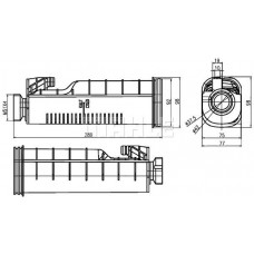 CRT 114 000S MAHLE Компенсаційний бак охолоджувальна рідина