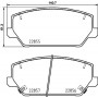 8DB 355 037-701 HELLA Комплект гальмівних колодок дисковий гальм