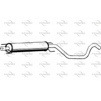 P4316 FENNO Середній глушник вихлопних газів