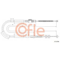 92.17.2726 COFLE Тросик, cтояночный тормоз