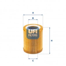 25.164.00 UFI Масляний фільтр