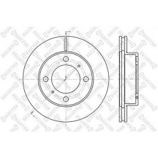 6020-4543V-SX STELLOX Гальмівний диск