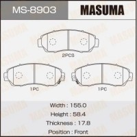 MS-8903 MASUMA Комплект гальмівних колодок