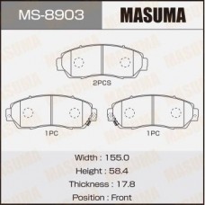 MS-8903 MASUMA Комплект гальмівних колодок
