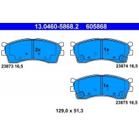 13.0460-5868.2 ATE Комплект гальмівних колодок дисковий гальм