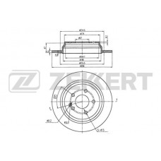 BS-5417 ZEKKERT Гальмівний диск