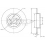 TX 72-86 TOMEX Brakes Гальмівний диск