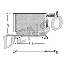 DCN05100 DENSO Конденсатор кондиціонера
