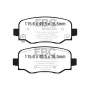 DPX2237 EBC Brakes Комплект гальмівних колодок дисковий гальм