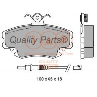 704-13165 IAP QUALITY PARTS Комплект гальмівних колодок дисковий гальм
