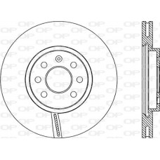 BDR2074.20 OPEN PARTS Гальмівний диск