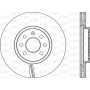 BDR2074.20 OPEN PARTS Гальмівний диск